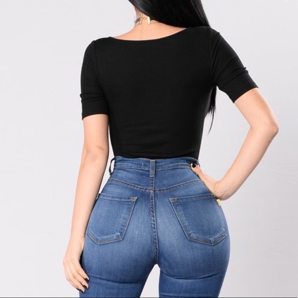 😘TRADED😘 Black Bodysuit NWOT - Picture 8 of 8